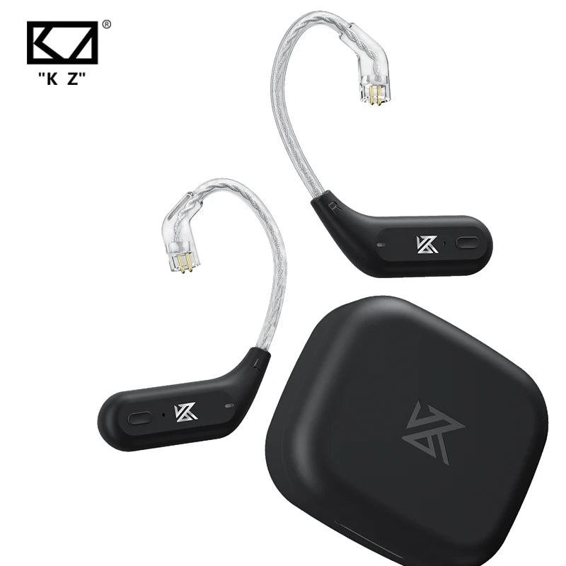 AZ09 HD Bluetooth Ear Hook Headset Cable HIFI Wireless Upgrade Cable with Charging Case