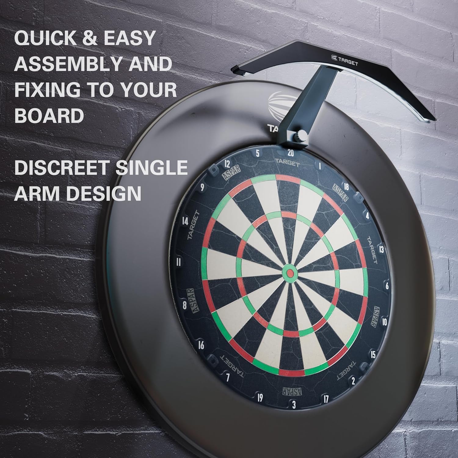 Illuminate Your Game with the LED Dartboard Light - Perfect Lighting for Every Dartboard, Easy Setup, and Extra Long Cable!
