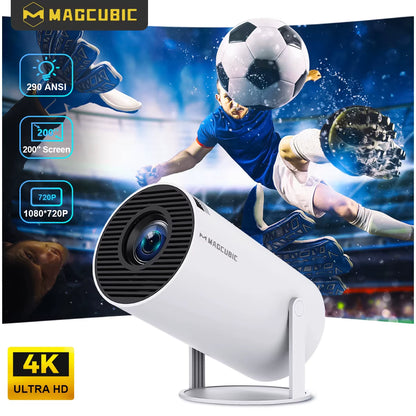 Projector HY300 PRO 8K Android 14 Dual Wifi6 290ANSI Allwinner H726 BT5.4 1080P 1280*720P Home Cinema Outdoor Projetor