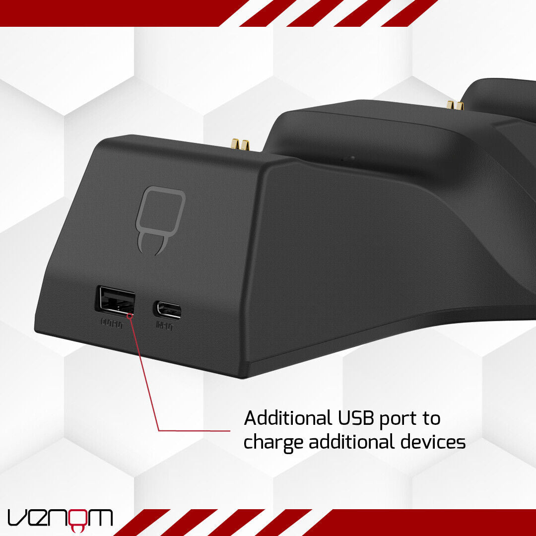 Convenient Xbox Charging Dock with Dual Rechargeable Batteries for Series X, Series S, and Xbox One