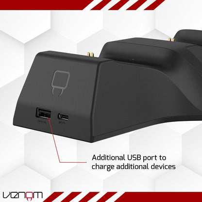 Convenient Xbox Charging Dock with Dual Rechargeable Batteries for Series X, Series S, and Xbox One