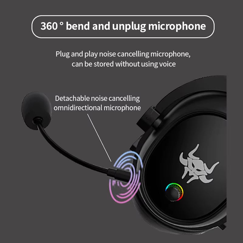 High-End 2.4G Wireless Overhead Sports Headphones with Bluetooth White Gaming Headset with Microphone Noise Canceling Headphones