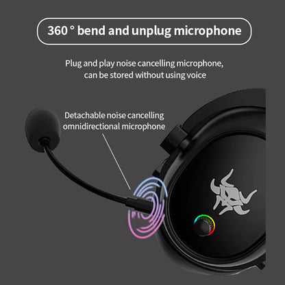 High-End 2.4G Wireless Overhead Sports Headphones with Bluetooth White Gaming Headset with Microphone Noise Canceling Headphones