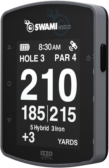 Swami KISS 2.0 Handheld Golf GPS Ragnefinder with Integrated Magnets - Grey